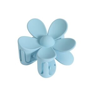 $4 ADD ON ITEM - Pastel Blue Daisy Flower Hair Claw Clip Floral Hair Accessory